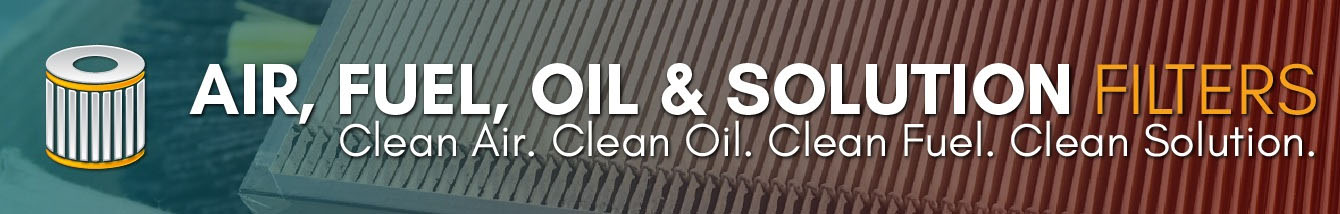 Air Fuel Oil and Solution Filters for Equipment and Engines and Scrub Decks