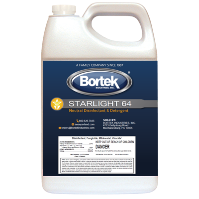 Bortek Starlight 64 Disinfectant - 1 gal Jug (4)