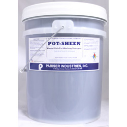 Pariser Pot-Sheen Premium Pot and Pan Detergent - 5 gal Pariser Industries, Inc 2212017