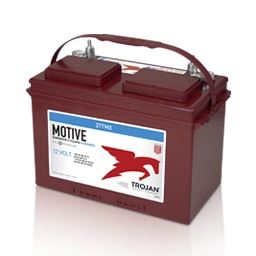 Battery, Deep Cycle, 12V 115Ah Wet, Trojan 27Tmx Ut Terminal Trojan 12V115AH