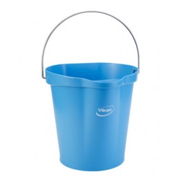 Hygienic Bucket, 3.17 gal, Blue Remco Products 56863