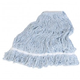 4-Ply Hygrade Rayon Finish Mop Head (Blue/White, Large) The O\'Dell Corporation 4190-04