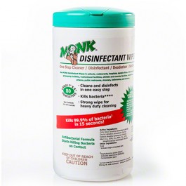 Monk Disinfectant Wipes, 80ct. - 6/CS Monk 6012004