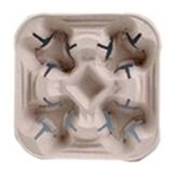 4 Cup Flurry Cardboard Tray  705483