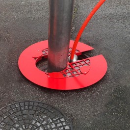 Plexy-Protection Grill For Sewer Jetting and Vacuuming, w/ Alum. Roller Southland Tools CO-2436A