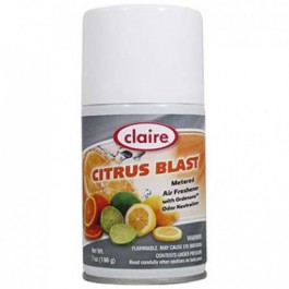 Claire Air Freshener - 7oz Metered Aerosol, Citrus Blast (12) Claire HS07905