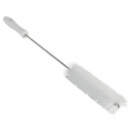 Tube Brush, 1.6\" x 19.7\", Stiff, White  53785