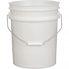 Pail-5 Gal Un White Plastic PowerBoss PB90-0354