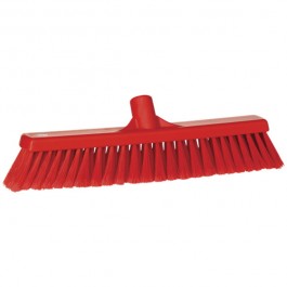 Push Broom Head, 16.1\", Soft/Split, Red Remco Products 3813039