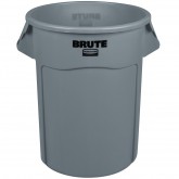 Rubbermaid BRUTE Gray 55 Gallon Trash Can