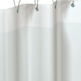 Shower Curtain (60" X 72", White Vinyl)