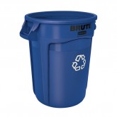 Rubbermaid Brute Blue Recycling Container, 44 gal