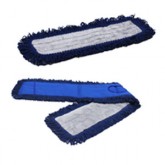 Microfiber Fringed Dust Mop w/ Velcro Backing (24"x6.5")