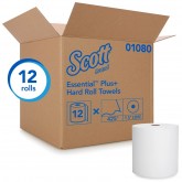 Scott Essential Plus Hard Roll Towel, 8" x 425' - 12/CS