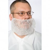 Beard Net Mesh (White) - 1,000/CS