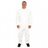 White SMS Coveralls (5XL) - 25/CS