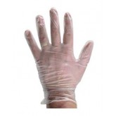 Clear Vinyl Powdered Glove (Large) - 100/BX