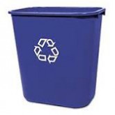 Recycling Trash Receptacle Bin (7 gal)
