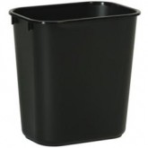 Rubbermaid Wastebasket (10-1/4 gal, Black)