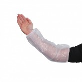VGuard White Polyethylene Sleeves, 18" - 1,000/CS