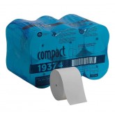 Compact Coreless Toilet Tissue Paper, 1-Ply - 18/CS