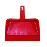 Handheld Dust Pan (Red, 12")