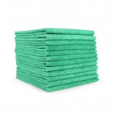 Microfiber Cloth Towels, Green, 16x16"