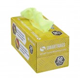 SmartRags Microfiber Cleaning Cloth, Yellow, 12"x12" (50 ct)