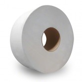 Bortek 9" Jumbo Roll, 3.3" Toilet Tissue Paper, 1-Ply - 12/CS