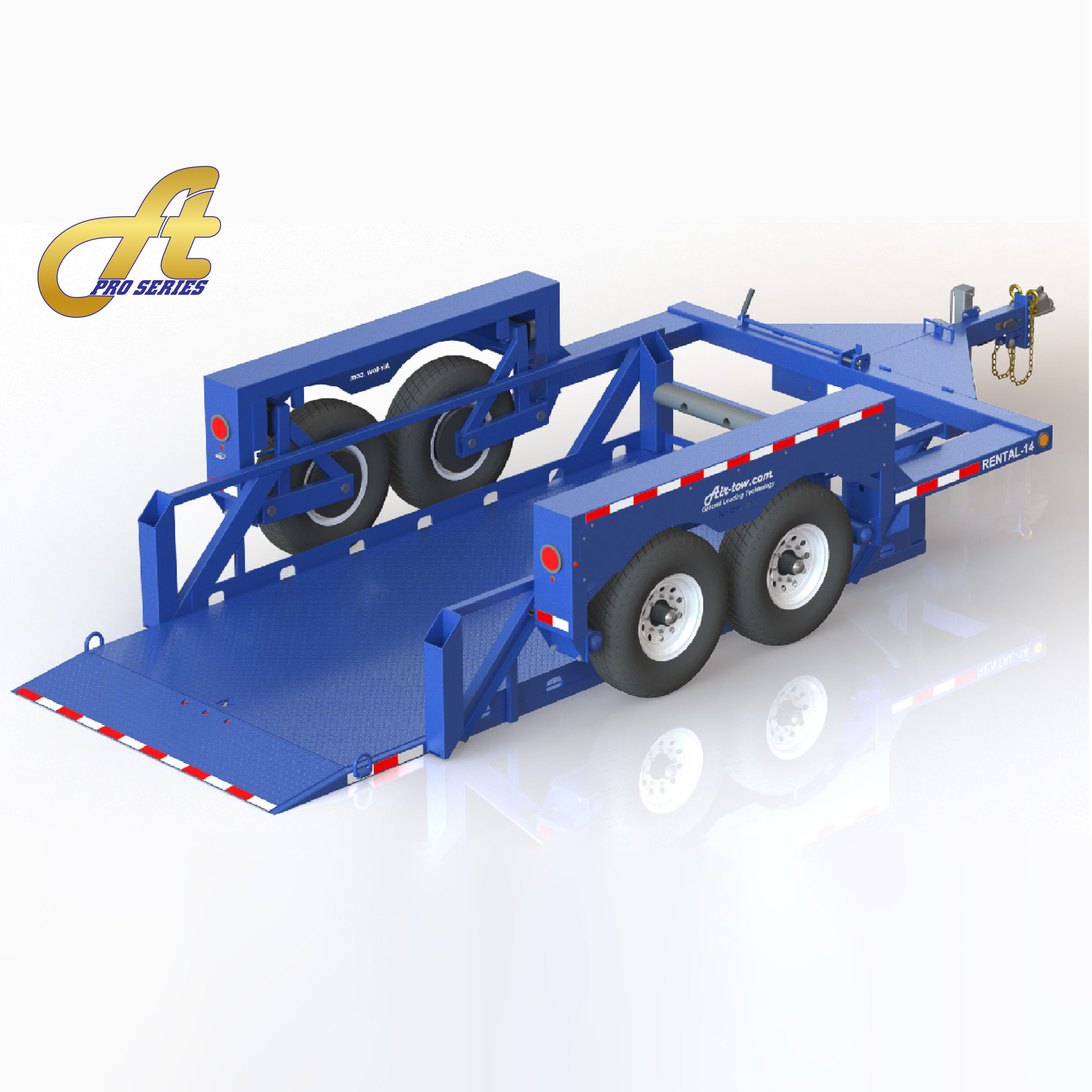 Air-Tow Rental 14 Flatbed Rental Trailer