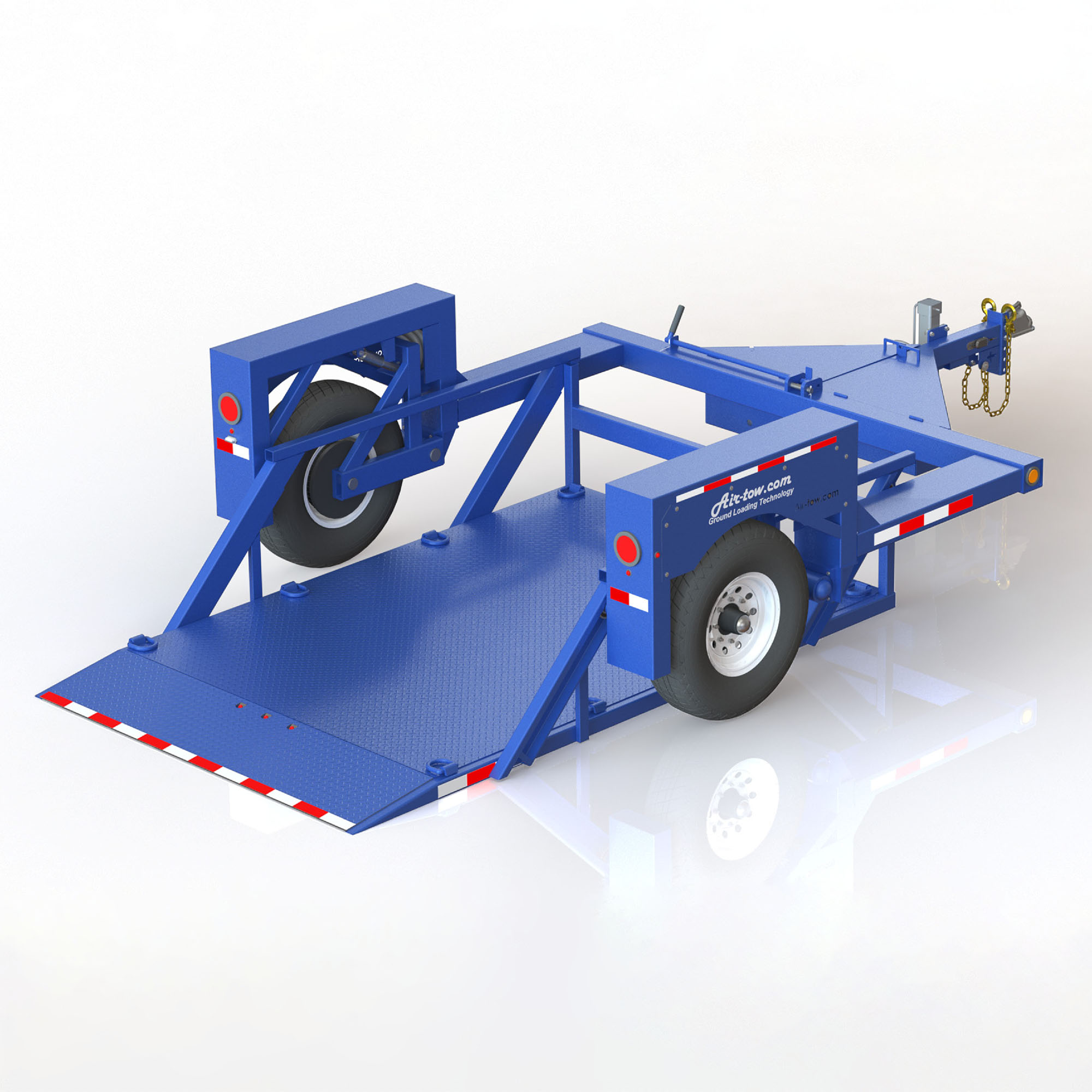 Air-Tow S10-55 Single Axle Flatbed Trailer