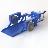 Air-Tow S8-35 Single Axle Flatbed Trailer