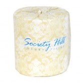 Society Hill Toilet Tissue Paper, 2-Ply, 500 Sheets/Roll - 96/CS