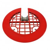 Aluminum Manhole Safety Grill Cover w/ Roller Hose Guide