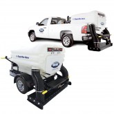 Schwarze SuperVac Aero Truck/Trailer Sweeper