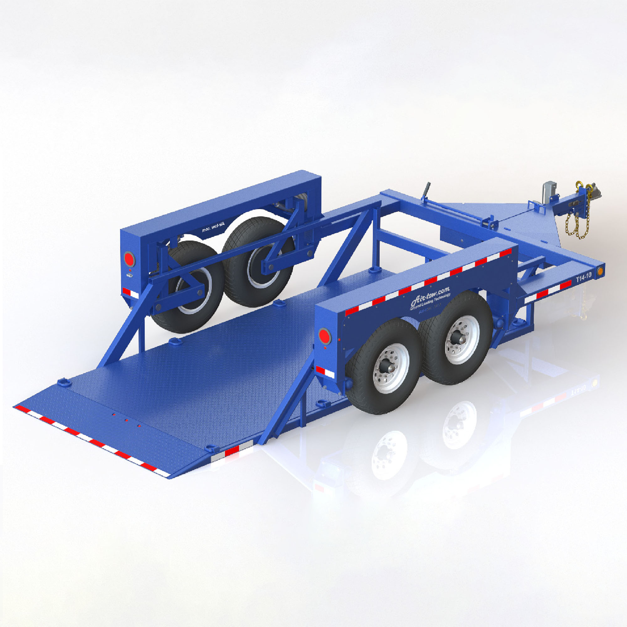 Air-Tow T14-10 Tandem Axle Flatbed Trailer