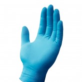 Blue Nitrile Powdered Gloves (4 mil) - 100/BX