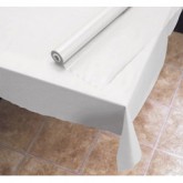 Tablecover Plastic Roll, White (40" x 300')