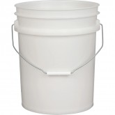 Pail-5 Gal Un White Plastic