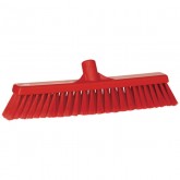 Push Broom Head, 16.1", Soft/Split, Red