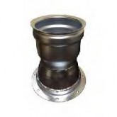 6" Flat Flange X 6" Female Bandlock Coupler