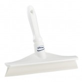 Ultra Hygienic Table Squeegee w/ Mini Handle, 9.6", White