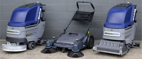 Hammerhead Floor Scrubbers and Sweeper Lineup